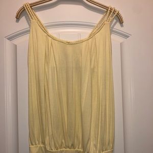 EEUC BEBE PALE YELLOW TOP SIZE MEDIUM